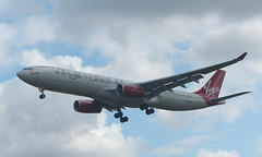 G-VKSS approaching Heathrow - 8 July 2017