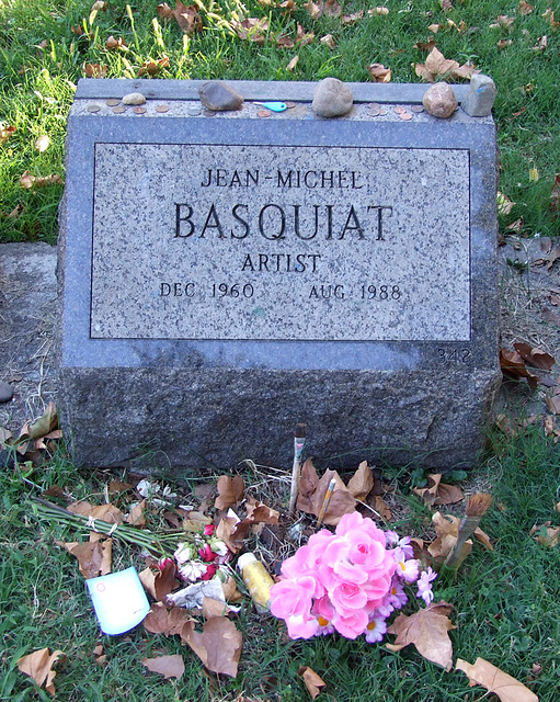 Basquiat's Grave in Greenwood Cemetery, September 2010