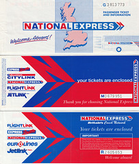 National Express ticket folder covers