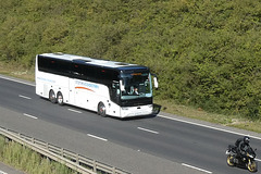 Stanley Travel TX16 STX on the A11/A14 near Newmarket - 1 Sep 2019 (P1040288)