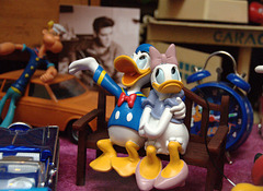 Donald and Daisy on a Bench (HBM)