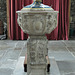 st margaret's church, barking, essex c17 font of c.1635 with 1842 cover by w.g. rogers(15)