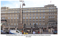 Charing Cross Station & Hotel from the Strand 25 9 2023