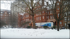 snow at Queen Square