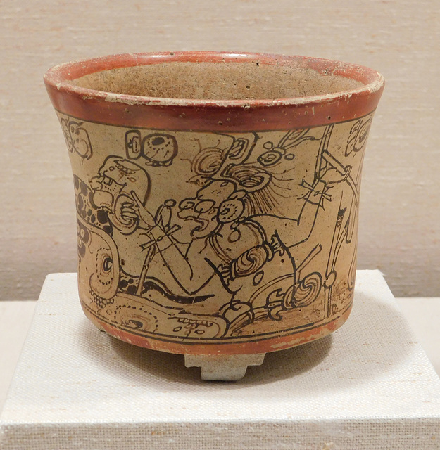 Mayan Vessel with a Mythological Scene in the Metropolitan Museum of Art, March 2018
