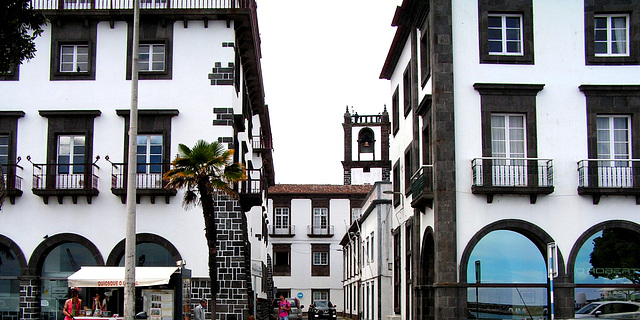 Typical houses, Ponta Delgada