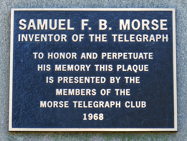 Samuel F.B. Morse's Grave in Greenwood Cemetery, September 2010