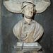 st margaret's church, barking, essex (22)bust on c18 tomb of orlando humphreys +1737