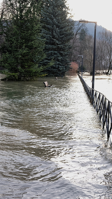 BESANCON: 2018.01.07 Innondation du Doubs due à la tempète Eleanor35
