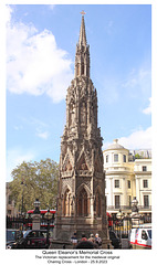 Queen Eleanor's Memorial Cross, Charing Cross, London, 25 9 2023