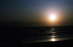 Sonnenuntergang an der Daytona Beach