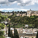 Alhambra de Granada (ver sobre fondo negro) Postal 1