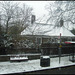 wintry Hyde Park bus stop
