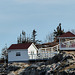 Day 7, buildings by Pointe Noire Lighthouse, near Tadoussac