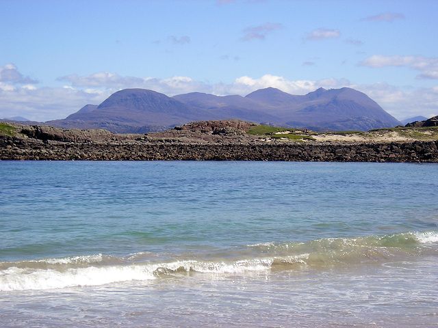 An Teallach Range from Melon Udrigle May 2004