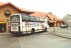 S.U.T. Limited (National Express contractor) THL 285Y in Mildenhall – 30 April 1989 (84-9A)