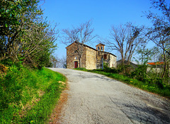 Sant'Agata Feltria (RN). Loc: Ugrigno; chiesa di San Cristoforo.  -   Saint Christopher's Church in Ugrigno hamlet.