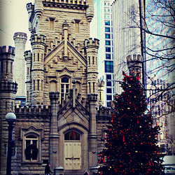 Old Water Tower Christmas - City of Chicago