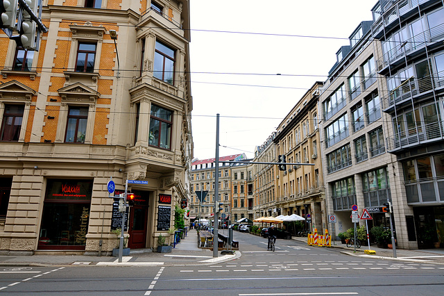 Leipzig 2015 – Corner of Käthe-Kollwitz-Straße and Gottschedstraße