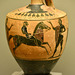 Athens 2020 – Goulandris Museum of Cycladic Art – Lekythos depicting a rider celebrating his victory