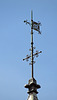 Atop the towers, wind vane 1