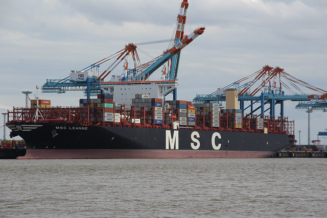 Containerriese MSC LEANNE