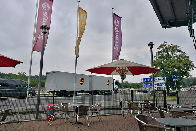 Motorway service station in Germany