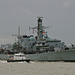 HMS RICHMOND entering Portsmouth