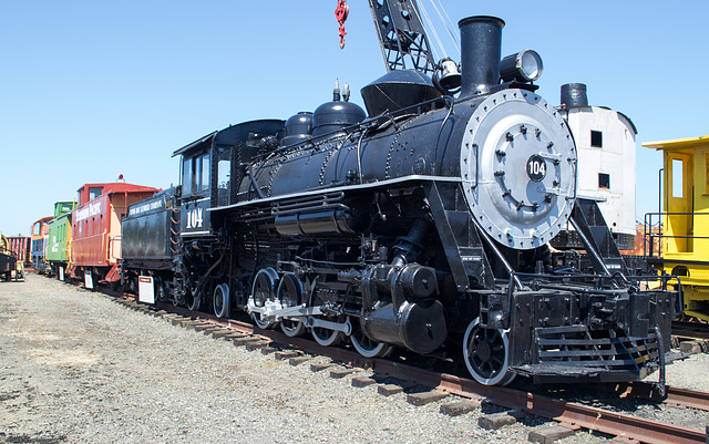 Coos Bay, Oregon Hist. Rail. steam (#1107)