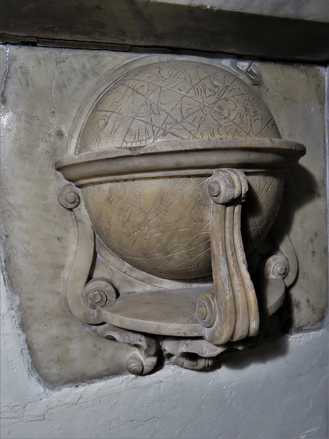 st margaret's church, barking, essex (41)celestial globe on c18 tomb built under the terms of the will of captain john bennett +1717