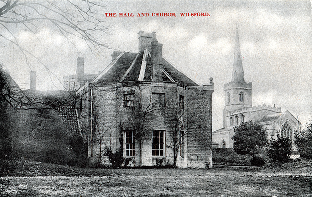 The Hall, Wilsford, Lincolnshire (Demolished)