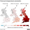 clch - temperature anomalies [UK 2020 - 2080]