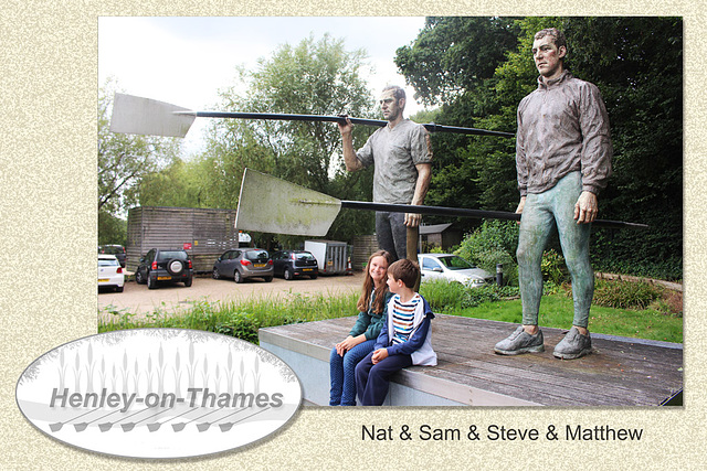 Nats & Sam & Steve & Matthew - Henley-on-Thames - 19.8.2015