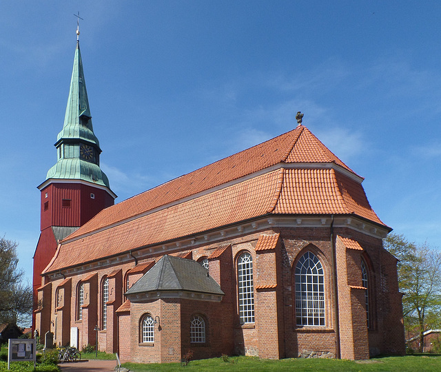 (7) Kirchen im Alten Land: Steinkirchen-St.  Martini et Nicolai (4xPiP)