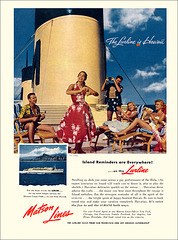 Matson Lines Cruise Ad, c1956