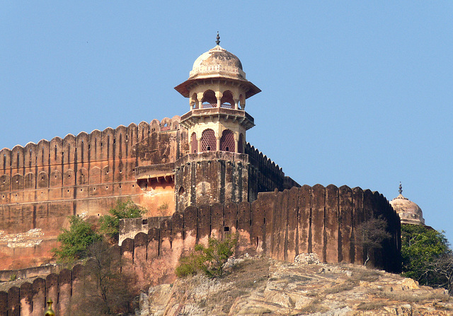 Amer- Jaigarh Fort from the Amber Fort