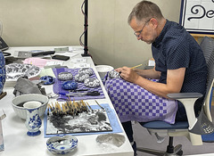 Delftware painting