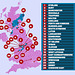 cvd - UK top 25 ZOE hotspots, 11th June 2021