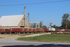 photo # 1.. Trailers of harvested peanuts...waiting to be hulled ... Georgia,  U S A