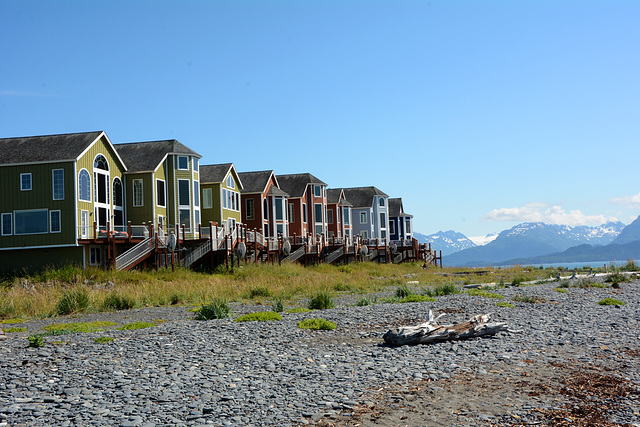 Alaska, Homer, Houses of Land's End Resort