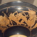 Detail of a Kylix by Onesimos with Wrestlers and Figures in the Boston Museum of Fine Arts, July 2011