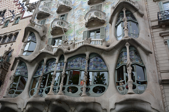 Barcelona, Windows of Casa Batlló