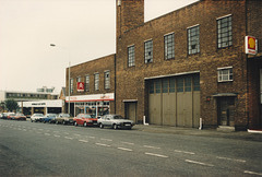 The former West Yorkshire bus station/garage in Scarborough – 21 Aug 1987 (55-25)