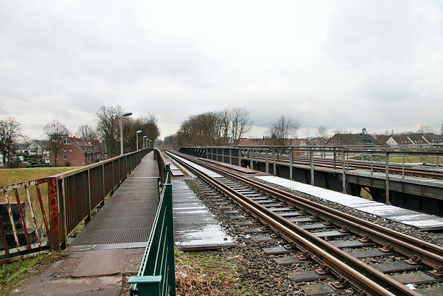 Bahnstrecke Duisburg–Quakenbrück, Brücke über der Lippe (Dorsten) / 4.02.2018