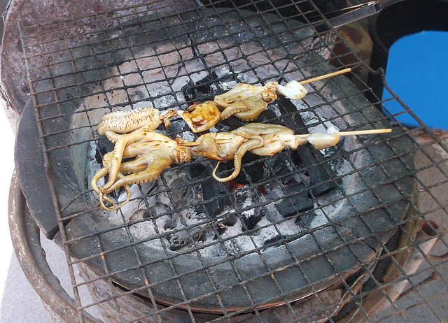 Pieuvre sur braise / Tasty octopus