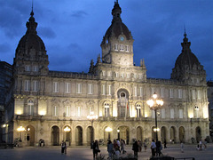 City Hall, by night.