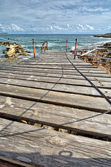 A pier of Ayia Napa