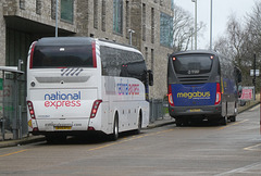 Express service coaches in Norwich - 9 Feb 2024 (P1170468)