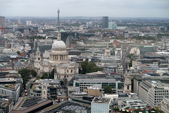 The BT Tower and St Paul's Cathedral