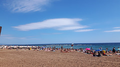 One of the beaches in Barcelona